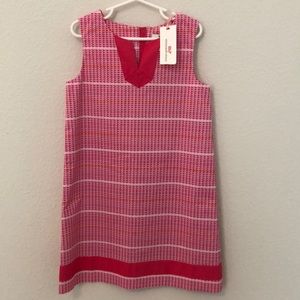 NWT Vineyard Vines Girls Whale Stripe Shift SZ 7